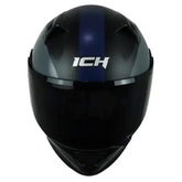 Casco Ich 3120 Further Negro Azul Navy Visor Smoke